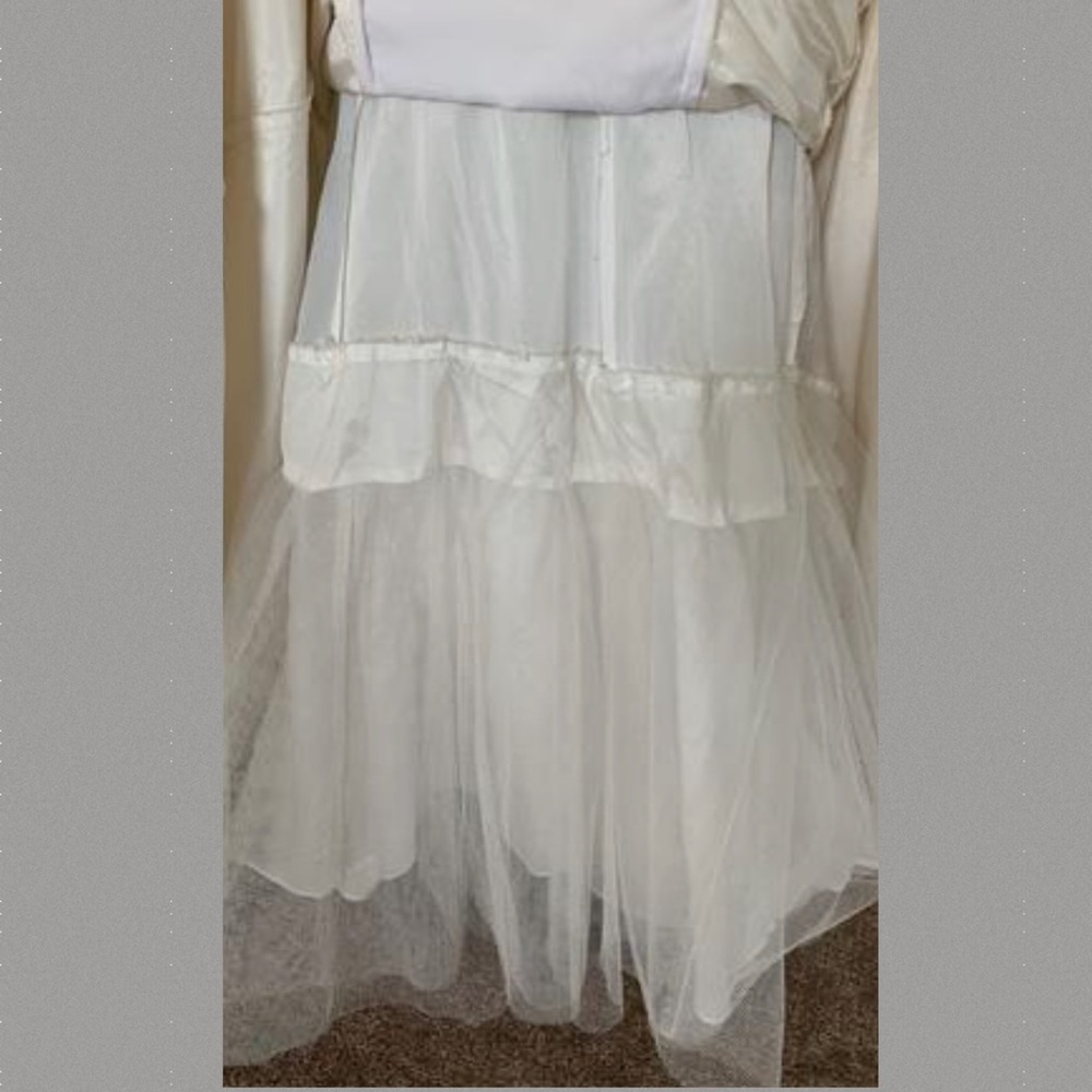 Nicole Miller Dakota Strapless Wedding Gown 10 - Picture 6 of 8